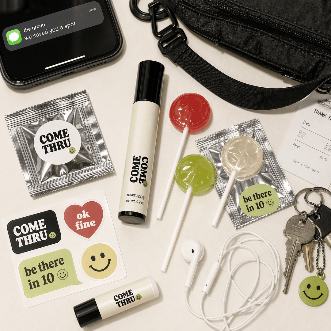 Pocket dump with reset spray and pops